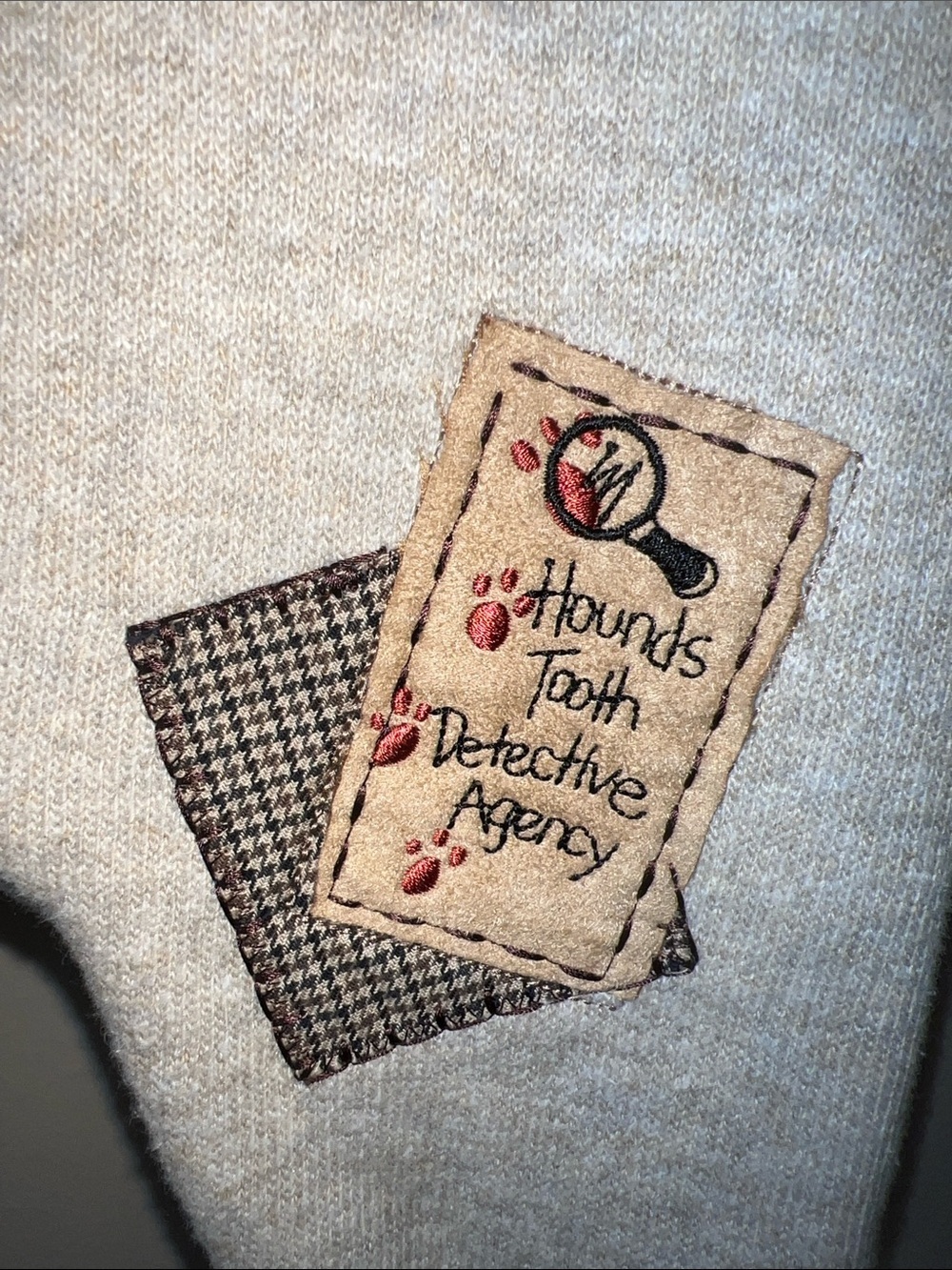 Vintage Kids "Lost Puppy" Beige & Brown Pajama Set​ - Picture 5 of 8